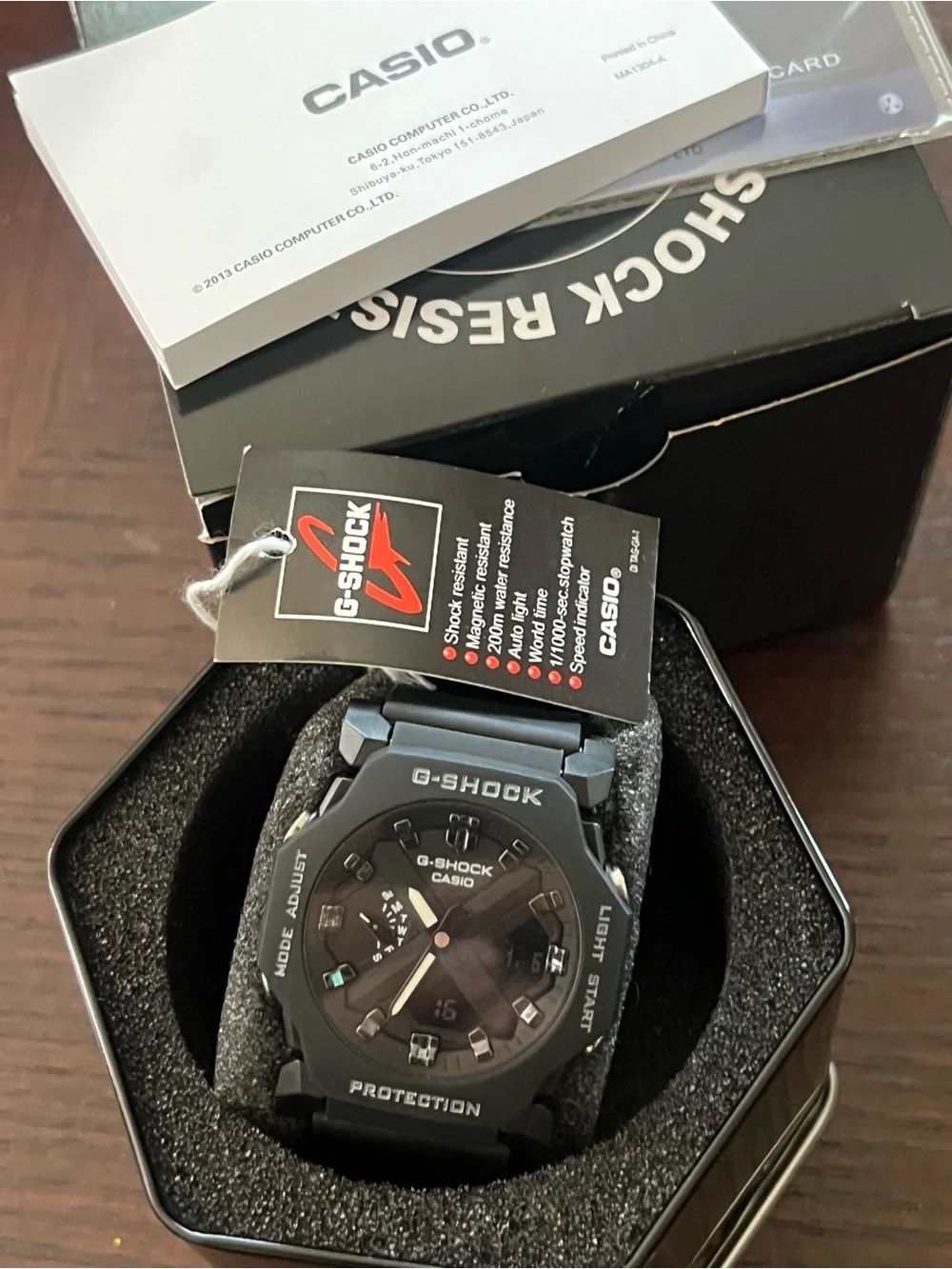 Casio G-Shock Black Mens Resin Sport Watch